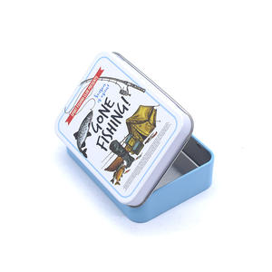 Scatola di immagazzinaggio per attrezzi da pesca scatola per pesci scatola per mangimi per uccelli pescare ragazzo preferito multi-funzionale scatola di ferro vuota - Product Image 6