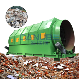 Customizable Equipment for Living Landfill Construction Waste Disposal <b>Roller</b> Drum Screening Machine Trommel Screen - Product Image 1