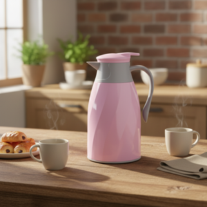 Caraffa Termica Personalizzata da 1000ml in Plastica, Isolamento Termico a Doppia Parete, Thermos Sottovuoto Antigoccia con Coperchio per <span class=keywords><strong>Caffè</strong></span> - Product Image 6