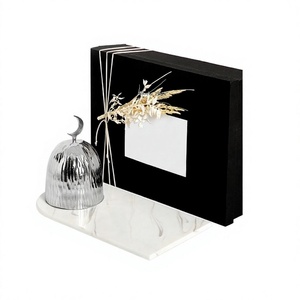 Plateau à bonbons en aluminium et marbre, qualité exclusive, taille personnalisée, pour fruits secs et noix, produit très vendu - Product Image 1