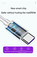 Harga Pabrik Kabel USB Type-C 5A 1M/2M Pengisian Cepat & Transfer Data untuk Printer Android Komputer Pemindai Barcode
