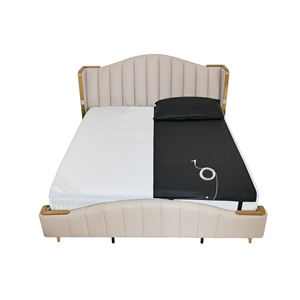 Matras tempat tidur Drop Shipping, menyesuaikan Grounding konduktif, kasur kulit PU hitam 68*132cm, perlindungan radiasi EMF ESD bersirkulasi - Product Image 4