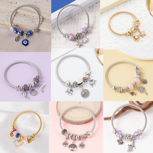 Fashion <b>Beaded</b> <b>Bracelet</b> Tibetan Silver Zircon Animal Charm Women's Gift Jewelry - Product Image 1