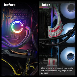 Asia Horse ATX 24 4 4 EPS 6 <span class=keywords><strong>2</strong></span> PCI-E 6 PCI-E 16AWG PC-Netzteil-Verlängerungskabel-Kit - Product Image 3