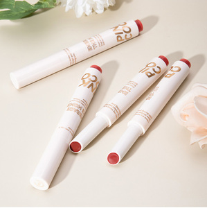 Contenedores de tubo de lápiz labial corrector Click rosa con logotipo personalizado para bálsamo labial - Product Image 6
