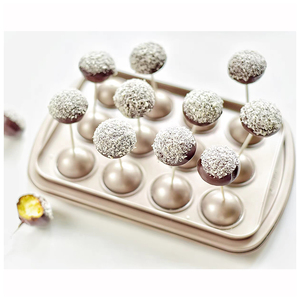 Molde de Piruleta de 12 cavidades de diseño especial CHEFMADE para hornear cupcakes de vacaciones de fiesta - Product Image 3