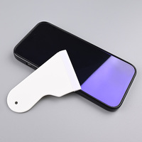 Outil de protection d'écran : Raclette et spatule pour application de film de protection de téléphone portable, éliminateur de bulles, carte d'installation