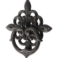 Battant de porte antique en fonte, couleur rouille, design rétro, décoration de vacances, cadeau de collection, forme irrégulière, villa