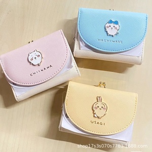 Monedero de Peluche Kawaii Chiikawaed Hachiware Usagi PU, Bonito y Portátil, para <span class=keywords><strong>Tarjetas</strong></span>, Monedas y Pequeños Artículos - Product Image 2