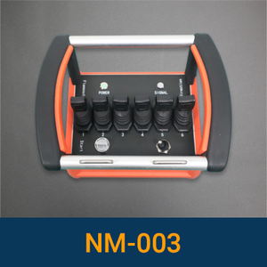 Télécommande industrielle NOMI, contrôleur proportionnel 6 canaux pour grue, corps métallique, portée 100 m, code roulant - Product Image 2