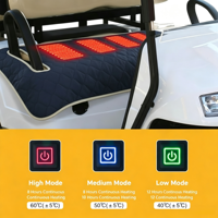 Coussin chauffant USB pour siège de voiturette de golf, chauffe-siège portable basse tension