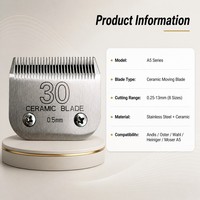 Lames de rechange en céramique pour tondeuses électriques pour animaux de compagnie, compatibles avec Oster A5, Andis, Wahl, Moser, Heiniger, tondeuse pour toilettage des chiens et des chats