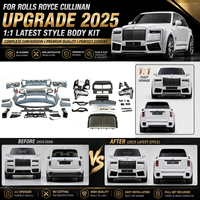 Kit carrosserie pour Rolls Royce Cullinan 2018-2024, mise à niveau 2025, accessoires pare-chocs, phares, calandre, échappement, kit carrosserie Cullinan BB Facelift