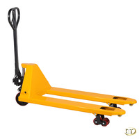 Chariot élévateur à palettes en acier de 2000 kg/3000 kg avec roues en nylon PU, frein manuel hydraulique AC, certification TUV CE GS, logistique d'entrepôt