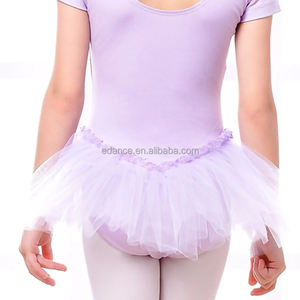 B8029 manga corta con falda vestido de tutú de Ballet profesional para niños leotardo de Ballet niños Leotardos de gimnasia para niñas - Product Image 1