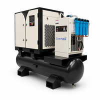 Compresseur industriel QYON 32-88cfm 7.5kw 10HP 10kw 15HP 15kw 20HP Compresseurs d'air à vis intégrés 220V 460V 60HZ