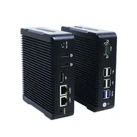 Ucuz endüstriyel ipc i7 i5 i3 fansız barebone sistemi 4gb/8gb/16gb kazanır 10 mikro taşınabilir masaüstü bilgisayar mini pc
