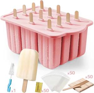 Nuevas Ofertas de Verano: Herramientas para Helados con Palitos de Madera, Moldes de Silicona para Paletas, Moldes Personalizados de Silicona para Mini Paletas de Helado - Product Image 6