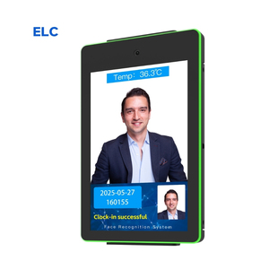 Treo tường hiển thị kỹ thuật số <span class=keywords><strong>Tablet</strong></span> Android LCD NFC RFID RJ45 với đèn tất cả các xung quanh cho NFC lực lượng lao động chấm công thiết bị - Product Image 2