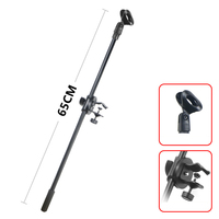 Support de microphone professionnel robuste, accessoire pour enregistrement, avec support pour téléphone portable
