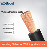 Cable de Soldadura de Cobre con Aislamiento de Goma de Bajo Voltaje 450/750V Clase 6 10-630mm para Uso en Construcción