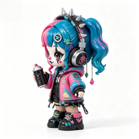 Figurine de collection tendance en PVC et ABS, poupée clown Chaos, boîte mystère, cadeau pour adolescentes 14+ 12cm - Prévente