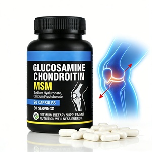 Cápsulas de Glucosamina 1500 con Condroitina y MSM de State-owned Capital, Suplemento <span class=keywords><strong>para</strong></span> Articulaciones y Huesos - Product Image 1