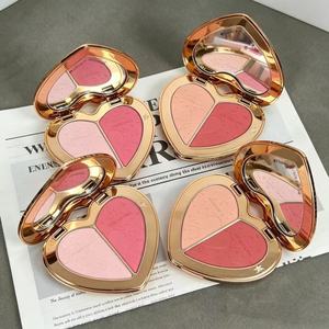 Maquillage Original - Poudre de <span class=keywords><strong>blush</strong></span> bicolore à haute pigmentation, effet changeant de couleur, imperméable, poudre de <span class=keywords><strong>blush</strong></span> pour le visage et les joues, couleur rose pêche - Product Image 2