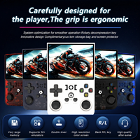 Console de jeu R36 PRO Écran IPS 3,5 pouces 64 Go 18000+ jeux intégrés RK3326 Double joystick avec éclairage RVB Batterie 4000 mAh