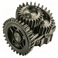 Service d'impression 3D DMLS personnalisé OEM, boîtier de moteur d'avion en Inconel 718 avec traitement thermique