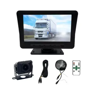 7英寸监视器IPS屏幕摄像机AHD 1080P 720P 110度卡车公共汽车车辆摄像机系统，带停车线