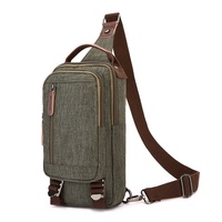 Sac de Poitrine Zippé en Polyester Imperméable Style Anglais, Vente en Gros Fabricant, Tendance, Portable, Utilisation Quotidienne Estivale