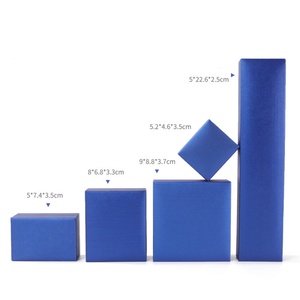 Custom Logo PU Leather Velvet & Paper Rectangle Jewelry <b>Box</b> Modern Style <b>Cheap</b> <b>Gift</b> Packaging - Product Image 3