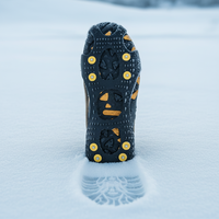 Crampons et pointes antidérapantes portables en caoutchouc de haute qualité pour la marche sur glace et l'escalade en toutes saisons (YTD)