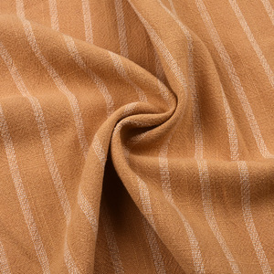 Tela de popelina de rayón y lino a rayas, 100 g/m², peso medio, transpirable, para ropa deportiva, camisas, vestidos y ropa infantil. - Product Image 2