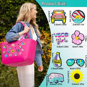 Hawaii Charms for Halloween Decorative Insert for Bogg <b>Beach</b> Bag Handbag Tote Bag <b>Accessories</b> Simply Southern Style - Product Image 4