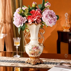 Elegante jarrón de resina antiguo para decoración del hogar, maceta de lujo, centro de mesa de boda, mesa de comedor - Product Image 2