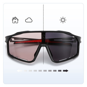 Gafas de Sol Deportivas Fotocromáticas con Montura Completa, Lentes Degradadas, 100% Protección UV, para Ciclismo, Senderismo y Uso al Aire Libre, con Correa Ajustable - Product Image 4