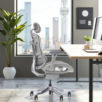 Siège de bureau moderne de luxe 4D accoudoir à tringlerie système de soutien lombaire 3D design pivotant chaise de bureau ergonomique Silla