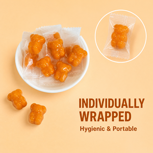 Gummies aux fibres alimentaires à base de plantes pour hommes, libérant la vitalité et améliorant les performances, gummies énergétiques naturels, usine OEM - Product Image 2