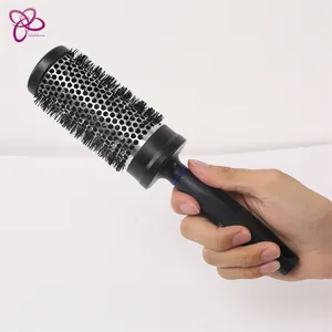 Factory direct supply hair brush Scalp Massage Salon Hair Styling Tool with soft Nylon Bristle roller hair