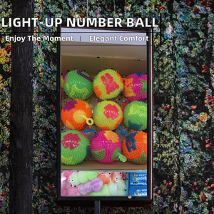 7.5cm Luminous TPR Elastic <b>Football</b> Flashing Sound Massage for 5 7 Years Unisex Night Market Stall Gift Toy Manufacturer - Product Image 2