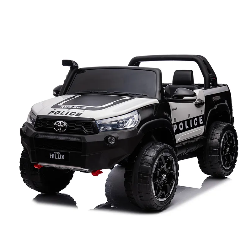 Toyota Hilux Police Version auto cavalcabili con licenza telecomando oversize auto a batteria