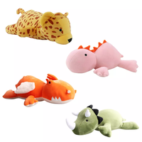 Dinosaures Animal en peluche pondéré pour l'anxiété Jouets au coucher Squishy Dinosaur Peluche pondérée