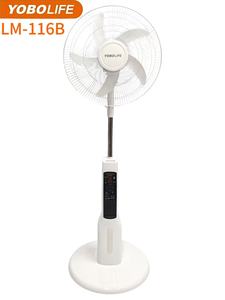 Sản phẩm mới AC/DC hoạt động 16 inch có thể sạc lại đứng fan hâm mộ với ánh sáng Led <span class=keywords><strong>Bluetooth</strong></span> FM Đài phát thanh máy nghe nhạc năng lượng mặt trời fan đối với trang chủ - Product Image 3