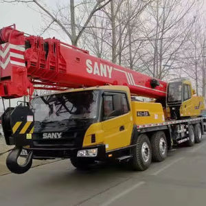 Grue sur camion d'occasion Sany 50 tonnes, structure à flèche longue, grande hauteur de levage pour travaux d'infrastructure - Product Image 1