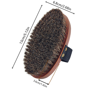 Brosse de toilettage pour chevaux en bois, personnalisable avec logo, pour le nettoyage du corps du cheval, vente en gros d'usine - Product Image 3