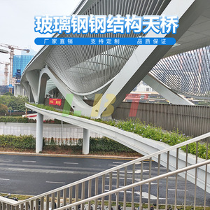 Pasarela Peatonal Libit T6, Estructura de Acero y Fibra de Vidrio, Personalización, Ingeniería de Paisajes Urbanos - Product Image 5
