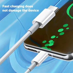 USB C TO USB C 100W PD ชาร์จเร็ว5A 2M TPE Braid สายป้องกันสำหรับ iPhone 16/แล็ปท็อป/แท็บเล็ต - Product Image 4