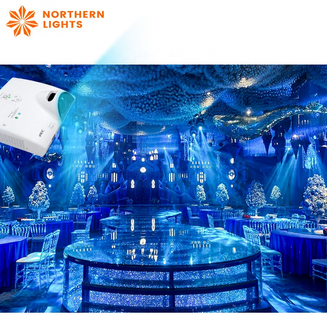 Indoor Immersive 3D Mapping Interactive Dining Table Laser Projector for Wall & Projection for Restaurant Advertising Equipment